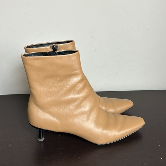 RAG and BONE Rio leather ankle boots Light Brown Pointed Toe Shoe Size 38 US 8 - Picture 7 of 16